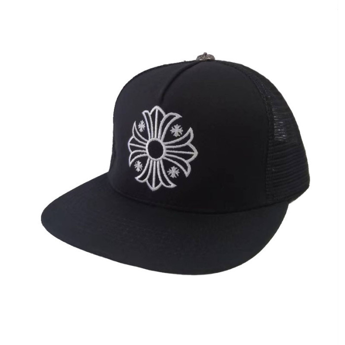 Embroidered Fashionable Hip-hop Sunshade Mesh Cap