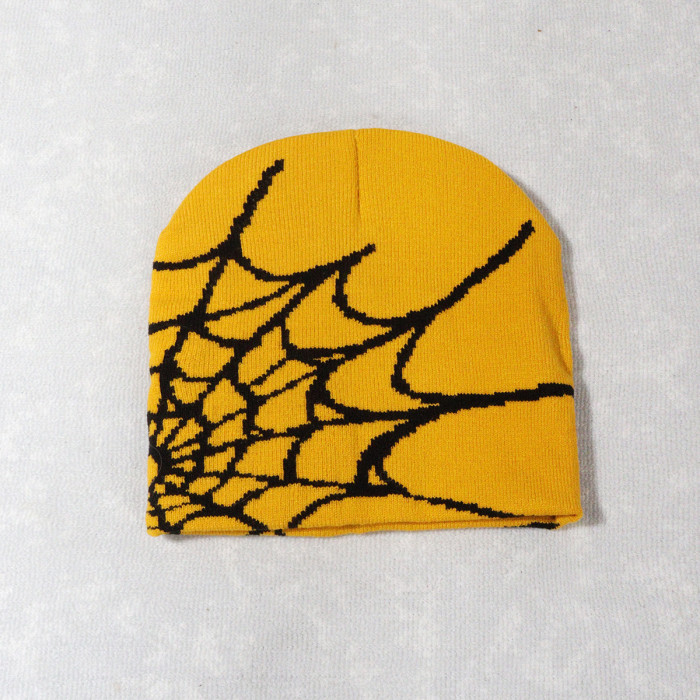 Spider Web knitted Hat