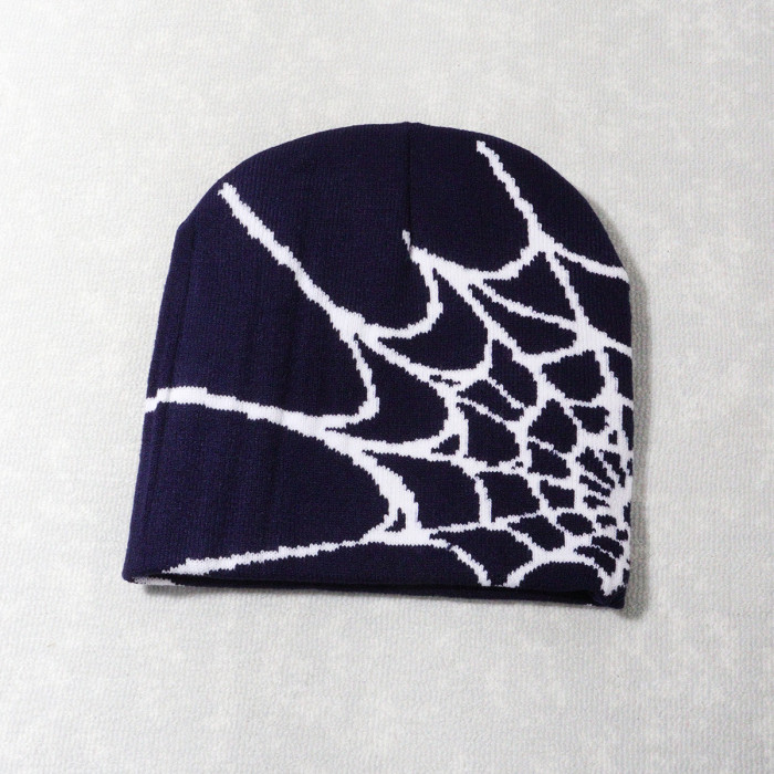 Spider Web knitted Hat