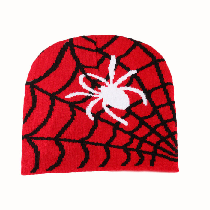 Spiderweb Halloween Knit Hat
