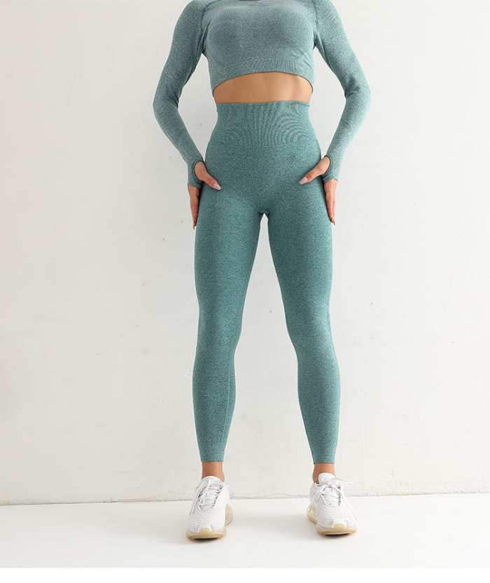 Seamless Yoga Leggings - High Waist Compression Pants for Women