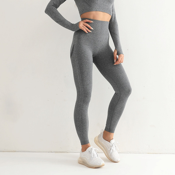 Seamless Yoga Leggings - High Waist Compression Pants for Women