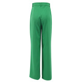 Women's High-Waisted Wide-Leg Trousers