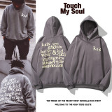 Cotton Graffiti Letter thick Hoodie Streetwear