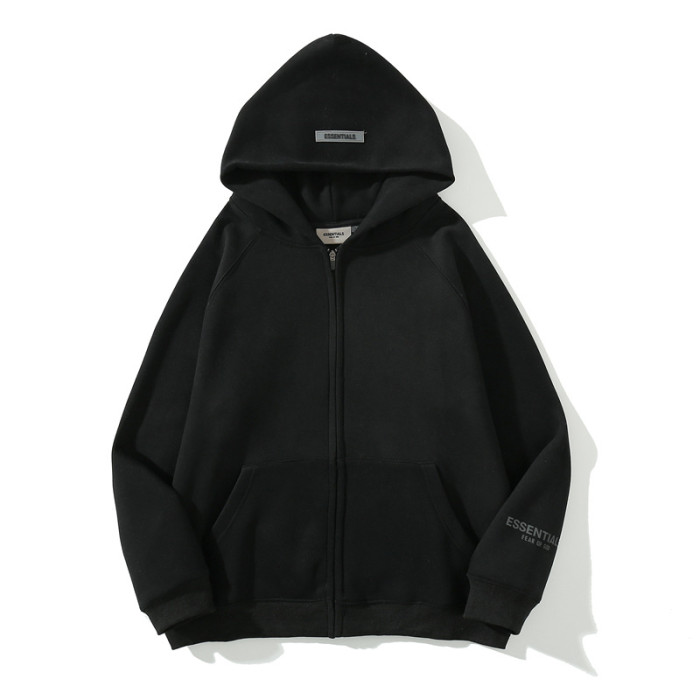 Unisex Hooded Zip-up Sweatshirt