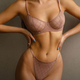 Sexy Sheer French Bra Set Lingerie