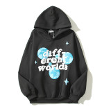 Travis Scott Star Foaming Print Graffiti Letter Hoodie