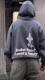 Vintage-Inspired Kanye West Hoodie with Time-Traveling Bubble Print