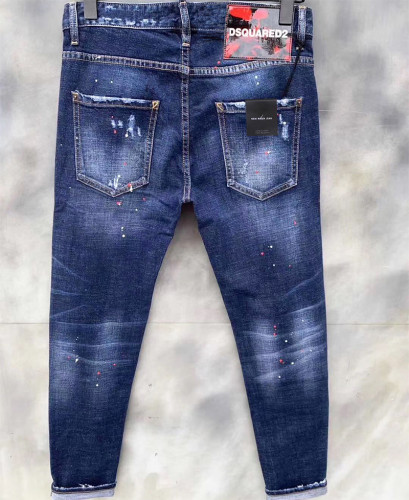 Men's Versatile Style Slim-fit Ripped Elasticity Jeans