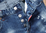 DSQ Light Blue Distressed Denim