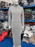 Women's High-neck Loose-fit Suit Dress