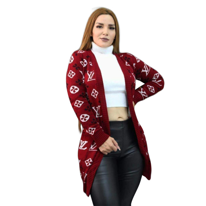 Women's Knitted Cardigan Sweater Jacket