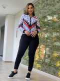 Women's Printed Two-Piece Set