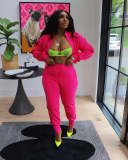 2-Piece Sports Suit with Zipper Jacket  Autumn/Winter Sweatshirt