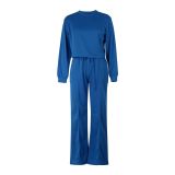 Leisure Two-Piece Tracksuit for Autumn and Winter Sports