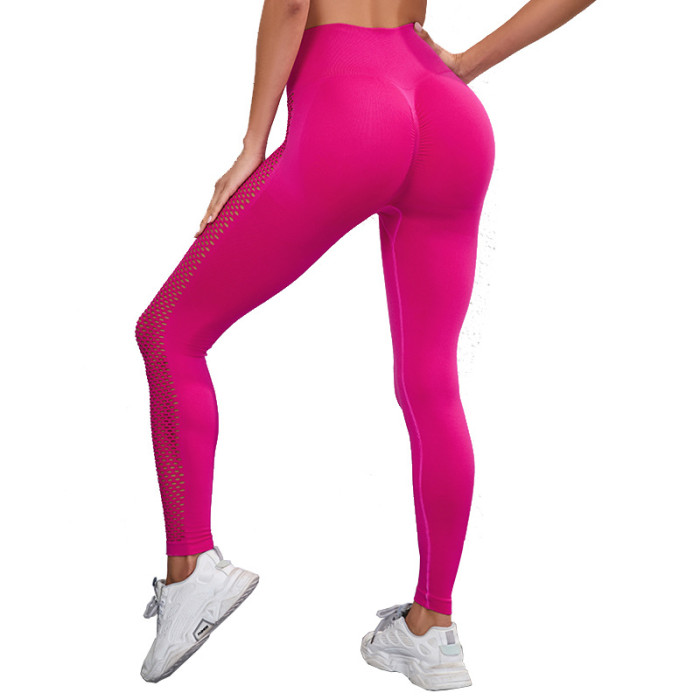 Shaping and Hollow-out on the Side Yoga Pants for Women