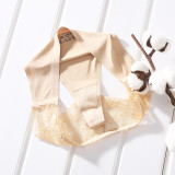 Ice Silk Lace Sportswear Seamless Thong