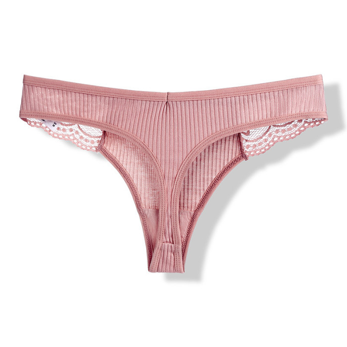 Pure Cotton Women's Underwear Sports Thong