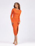 Flattering Knitted Midi Dress