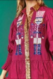 Enchanting Elegance Sparkling Shirt Nutcracker mini Dress