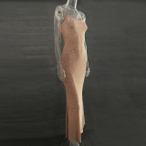 Sparkling Diamond Sensual Mermaid Gown Dress
