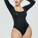 Long Sleeves Sculpting Bodysuit for Women by ihoov