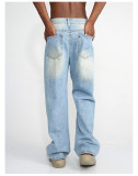 Korean-inspired Loose-fit DesignTrendy High-waisted Jeans