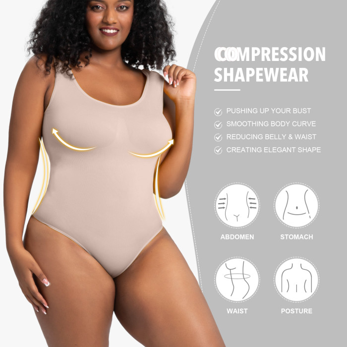 Seamless Bodysuit for Women