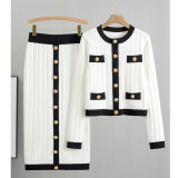Stylish Two-Piece Knit Dress Set