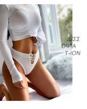 Seamless High-Waisted Comfortable Sexy Hollow Out Fishnet Thong