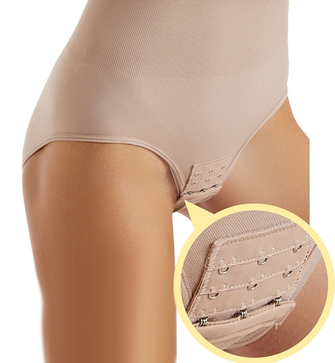 Triangle Button Open Crotch Postpartum Body Shaper