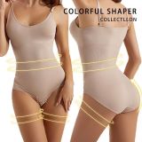 Triangle Button Open Crotch Postpartum Body Shaper