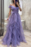 Ihoov Mesh Party Patchwork Maxi Dress