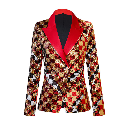 Ladies' High-End Two-Tone Shimmer Blazer