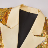 Ladies' High-End Two-Tone Shimmer Blazer