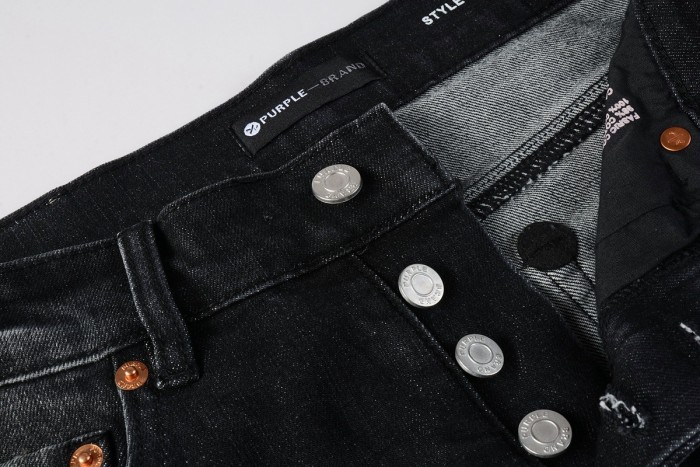 Vintage-Inspired Purple Brand Denim Jeans