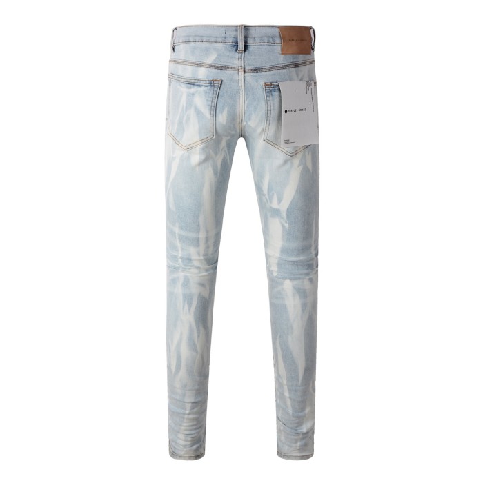 Slim Fit Tie-Dye Washed Denim Jeans