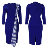 Fashionable Buttocks slimming Round Neck pencil Skirt