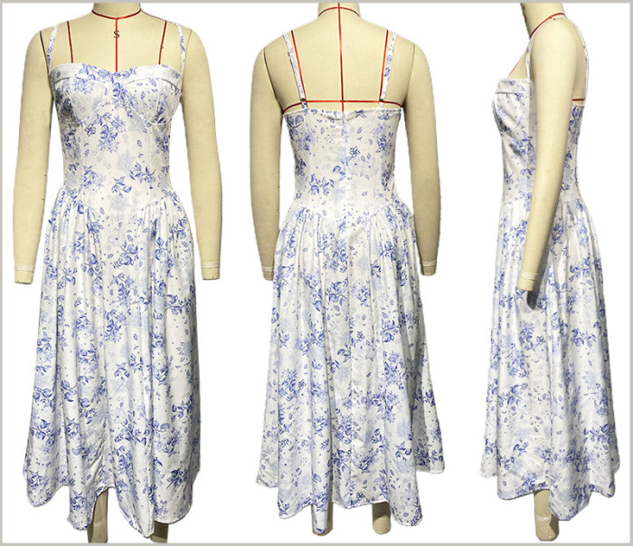 Vintage French Court-Style Slip Dress
