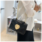 Fashionable hand-held small square bag
