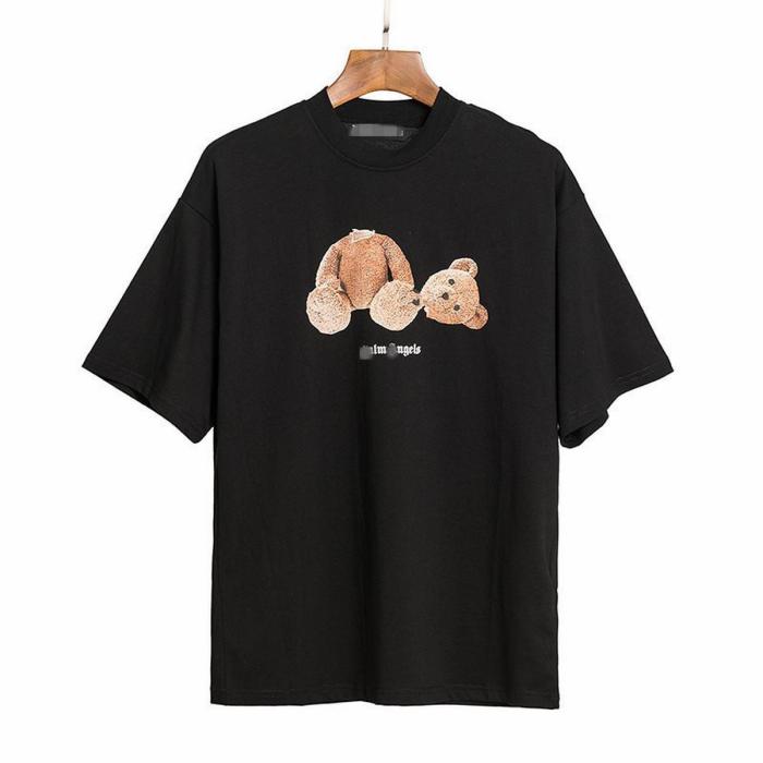 Teddy bear printed cotton T-shirt