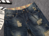 Men's Non Elastic Straight Jeans