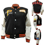 Thickened Velvet Positioning Printing Embroidery Jacket Baseball