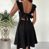 Spaghetti Strap Sweet and Elegant Vacation Beach Maxi Dress