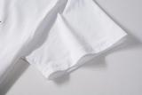 Letter Print Casual Hip-hop Round Neck Short Sleeve T-shirt