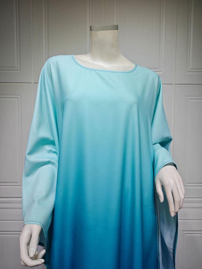 Muslim Stylish Soft Glow Batwing Dress