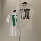 white+green V