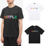 Colorful Pattern Pure Cotton Casual Short Sleeve T-shirt