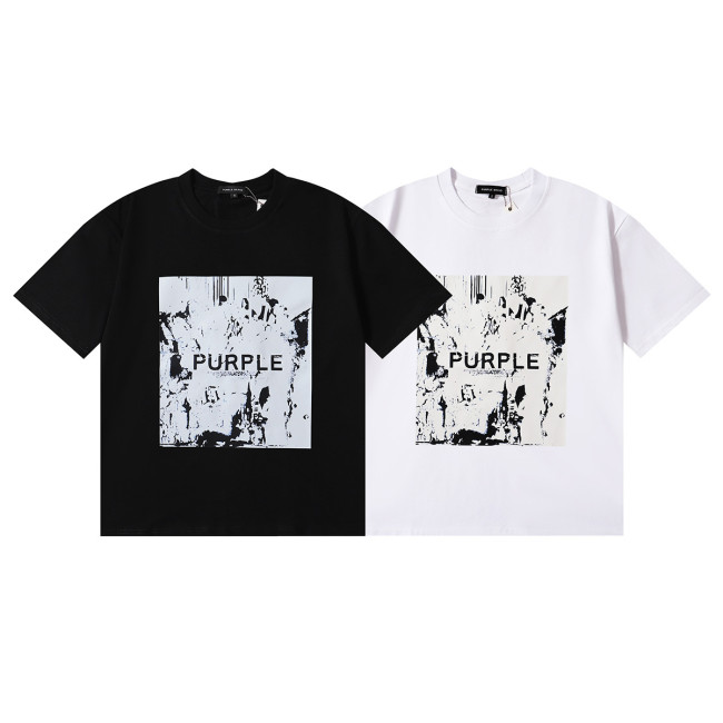 Abstract Style Character Printed Pure Cotton Short Sleeve T-shirt