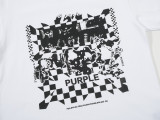 Square Skull Dark Print Loose Short Sleeve T-shirt